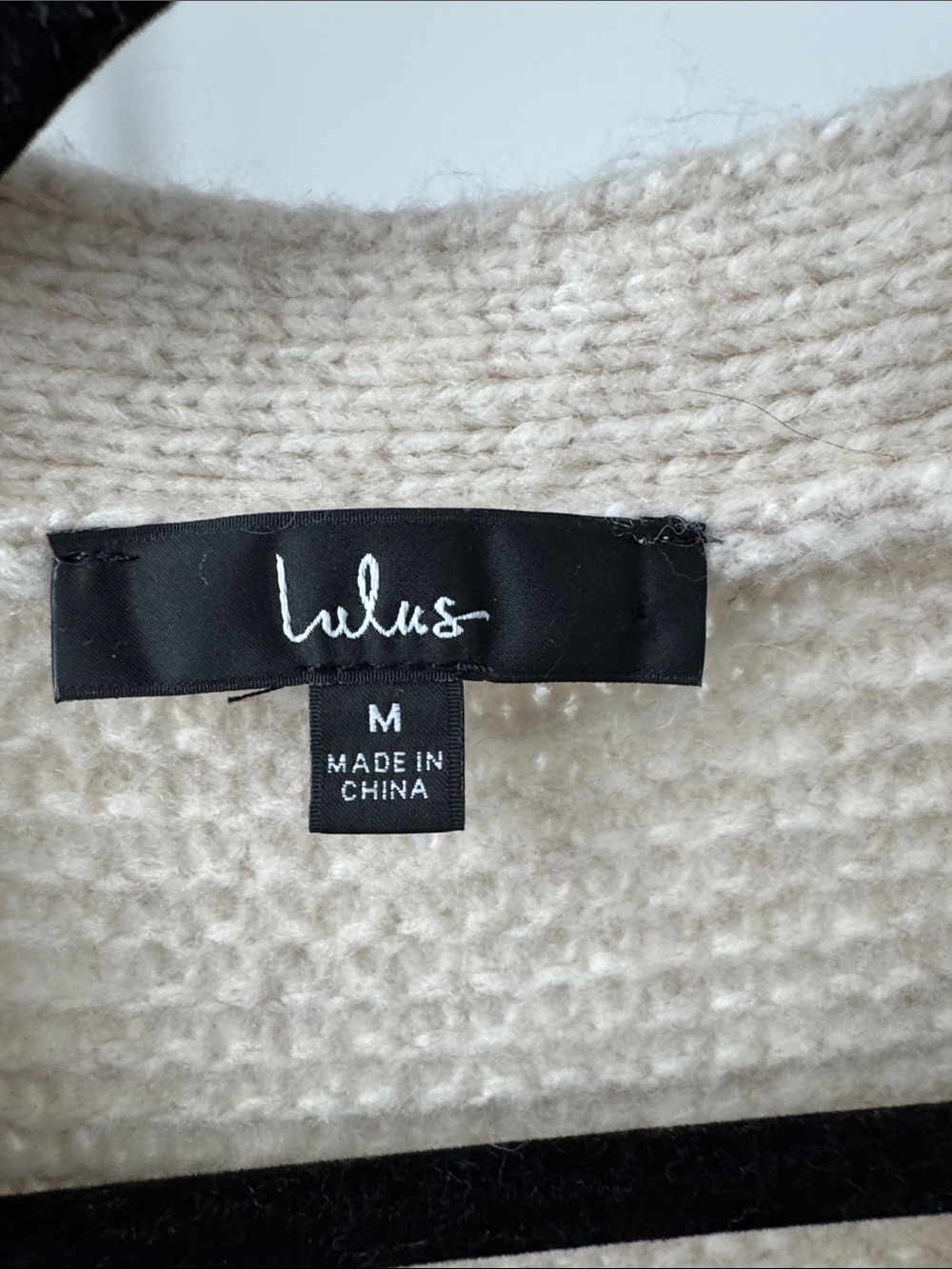 Lulu's Cream Chunky Knit Button-Up Cardigan - Picture 2 of 4